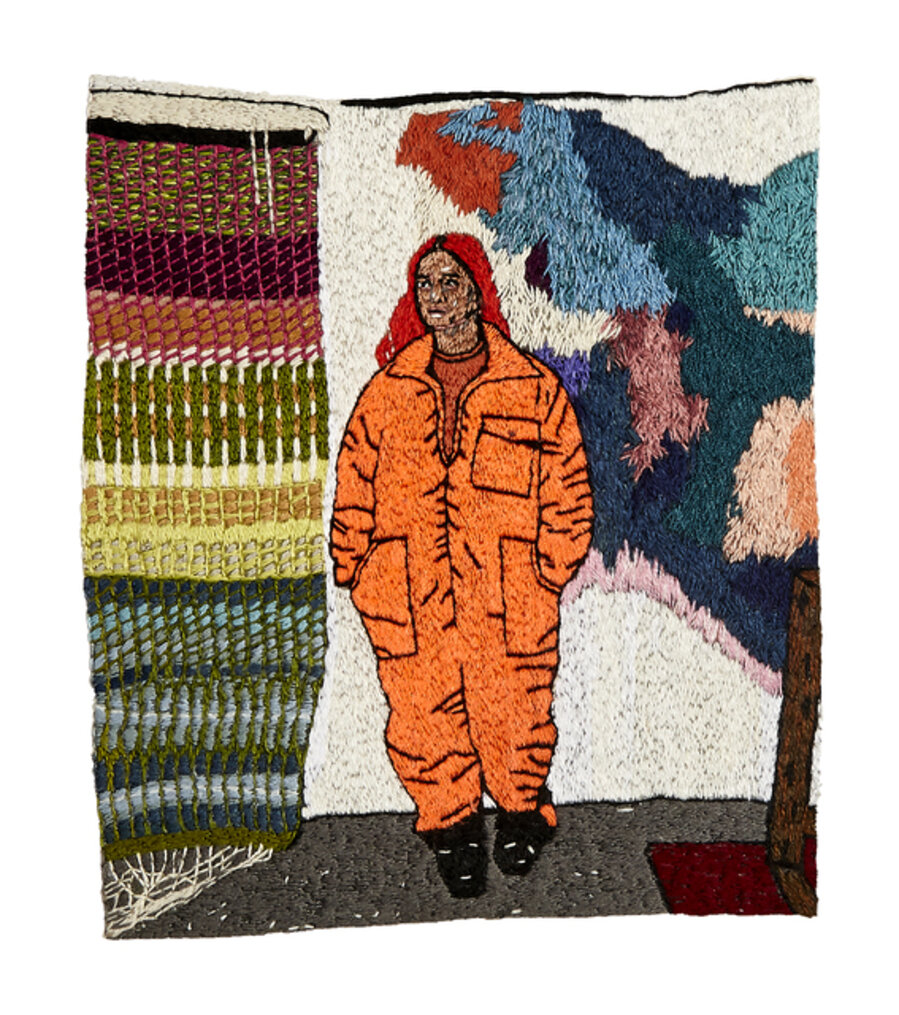 Sarah Zapata in her Red Hook, Brooklyn Studio