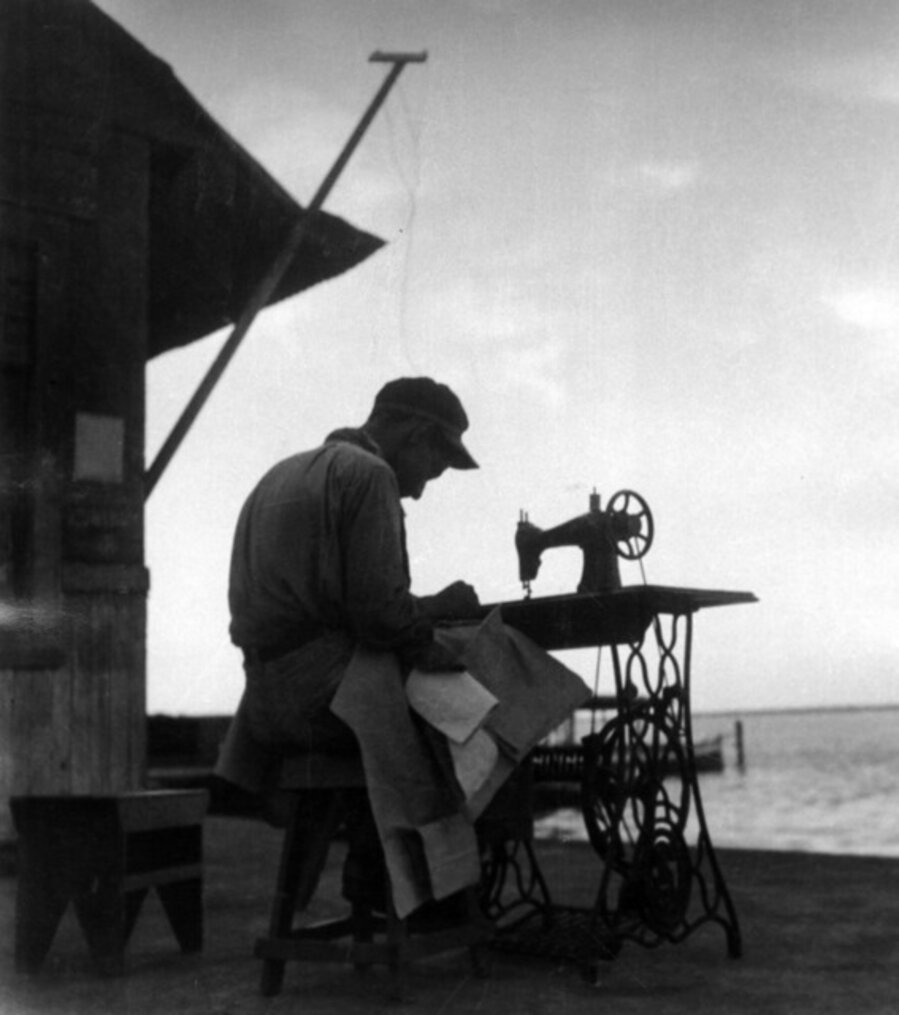 Stitching in the breeze