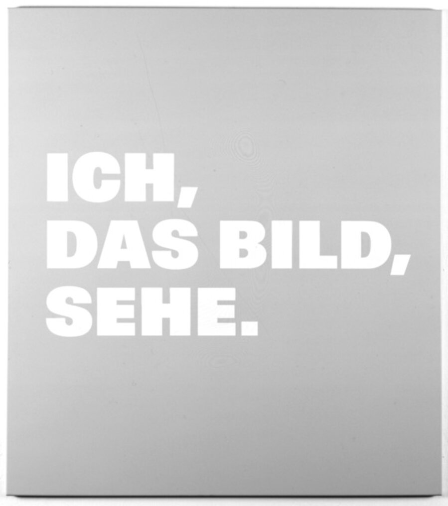 Neue Bilder 48a, Ich,/das Bild,/sehe.
