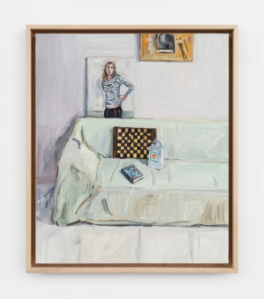 Studio with chessboard