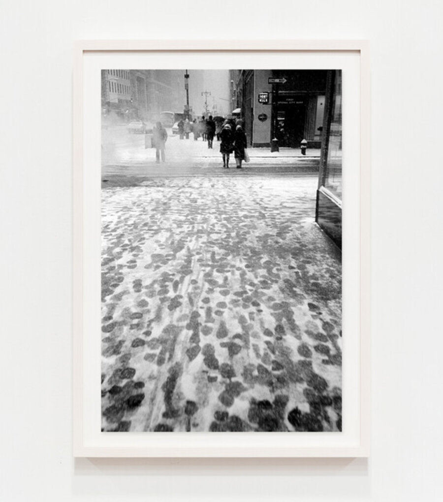 Foot Prints In The Snow