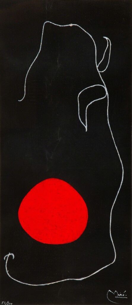 Joan Miró, ‘Oiseau Devant Le Soleil’, 1961