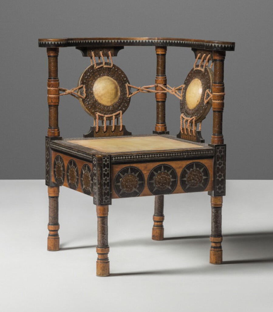A corner chair