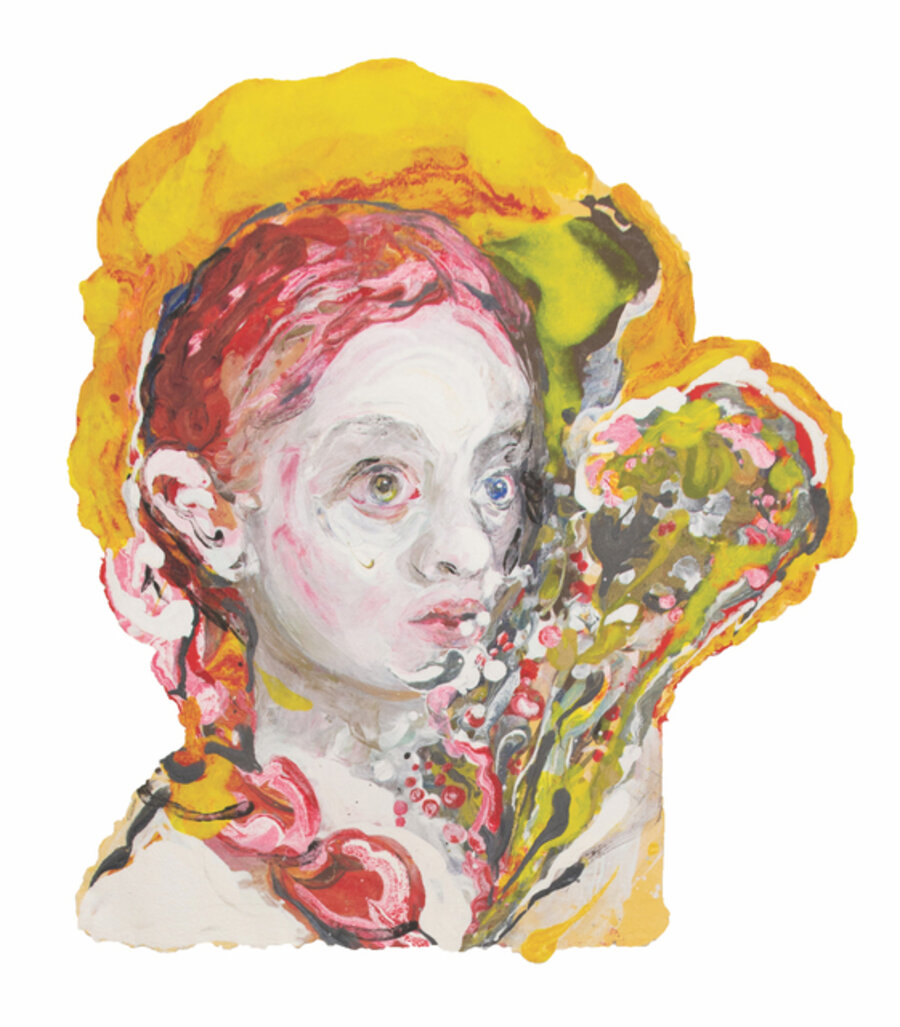 Woman with Bouquet