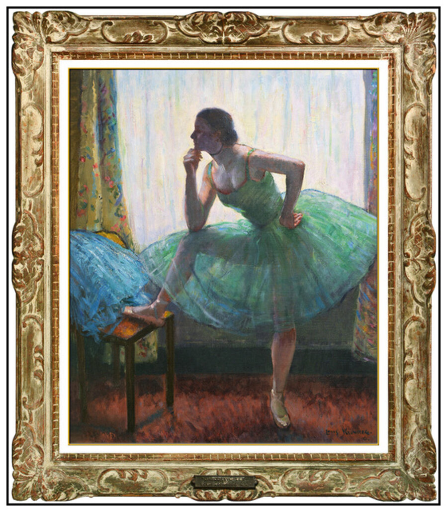 Ballet Dancer in Green