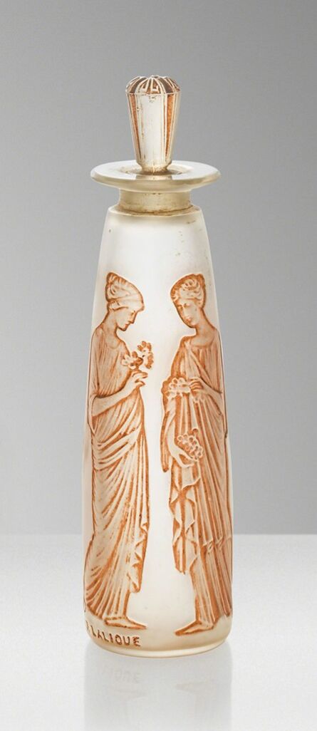 René Lalique, ‘'Ambre Antique', a Coty - 3 scent bottle’, designed 1910