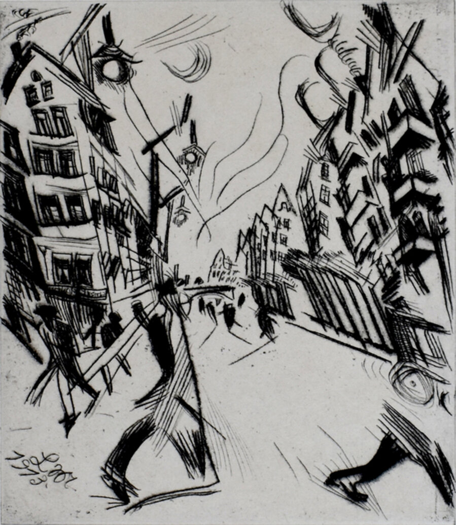 Street in Wilmersdorf, from: The Creators | Straße in Wilmersdorf, von: Die Schaffenden