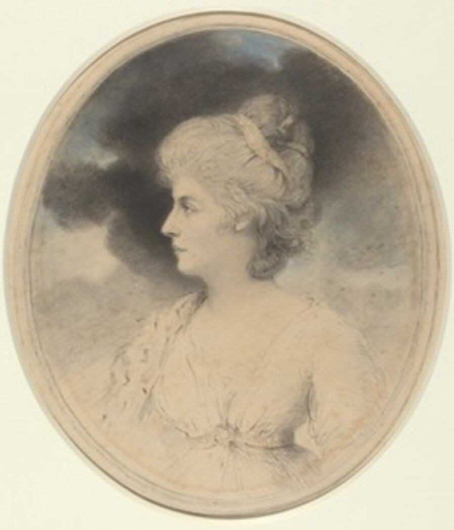 Portrait of a Woman in Profile