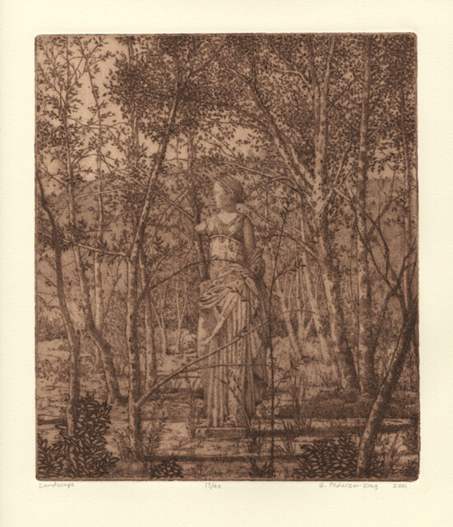 Magenta Statue, #24B