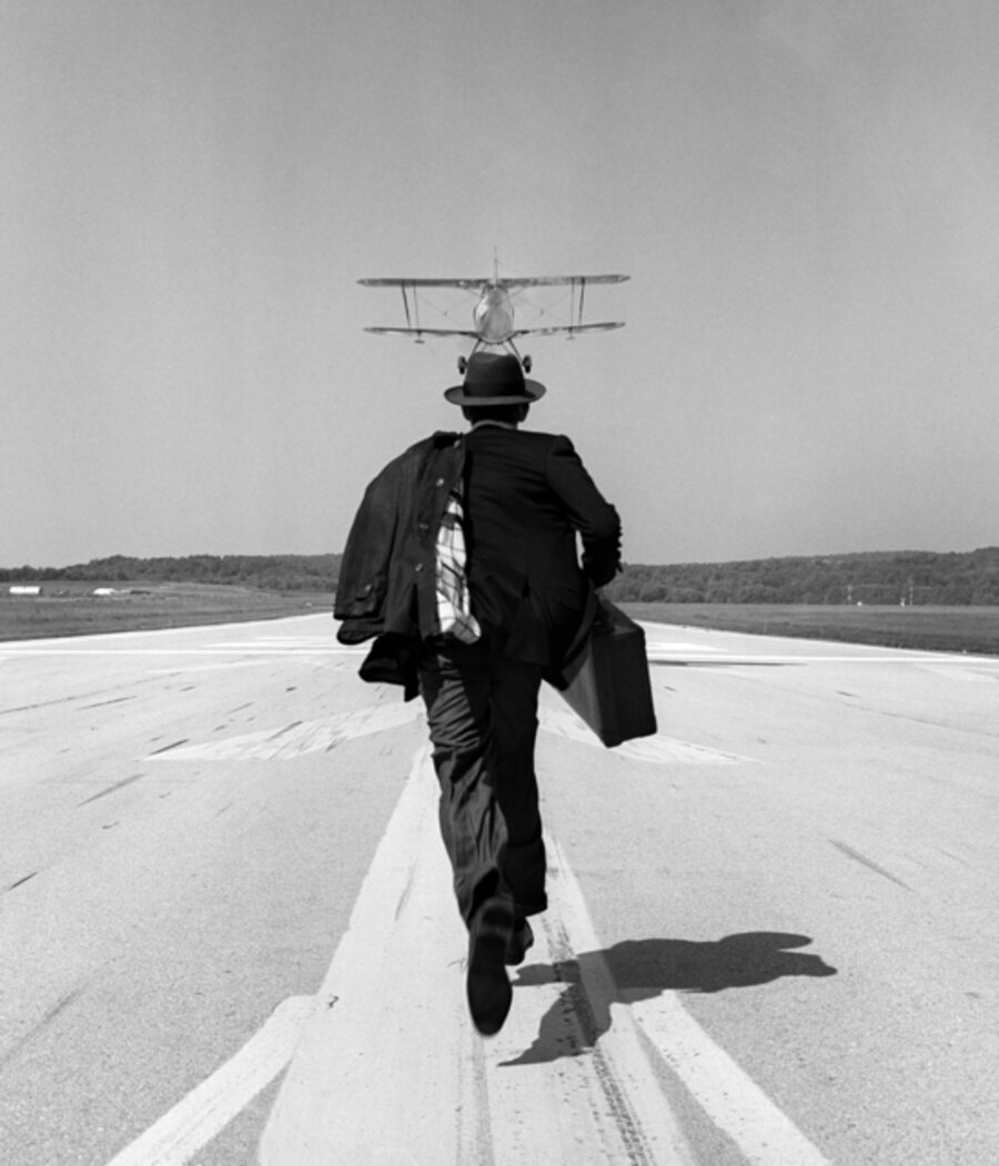 A.J. Chasing Airplane, Orange County Airport, NY
