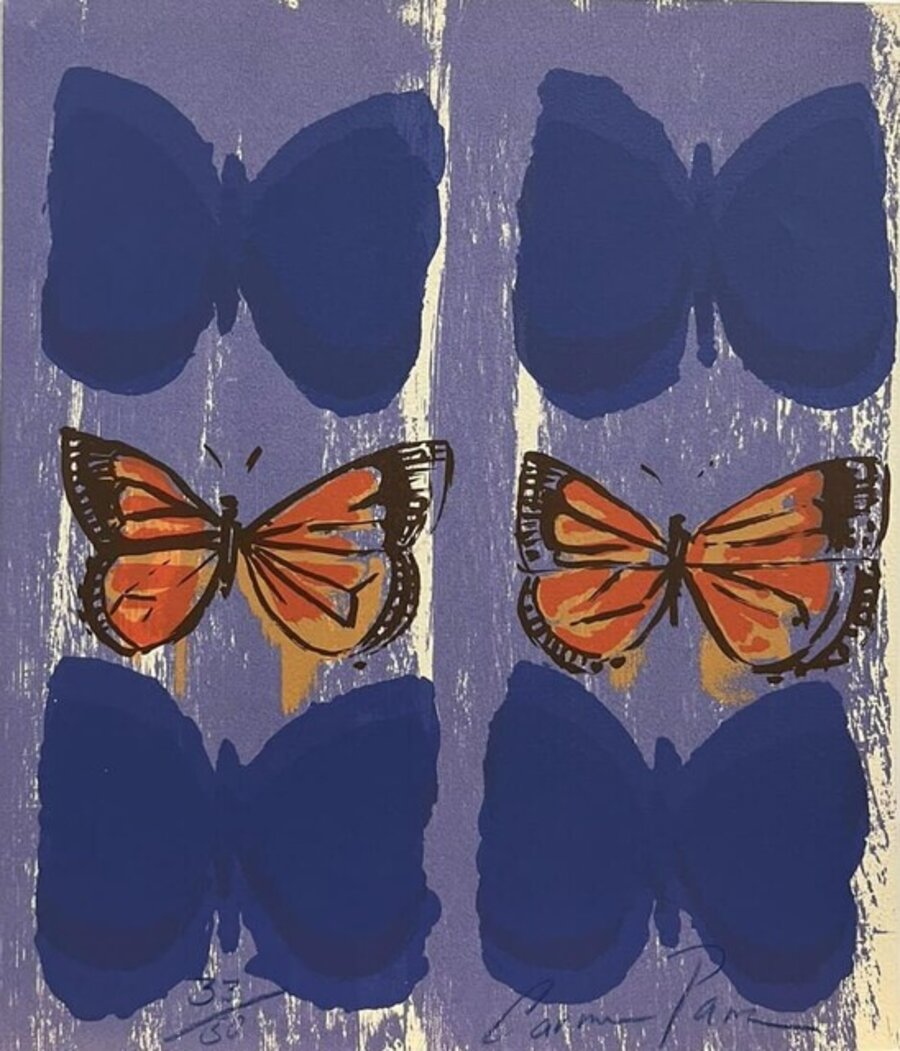Mariposas moradas