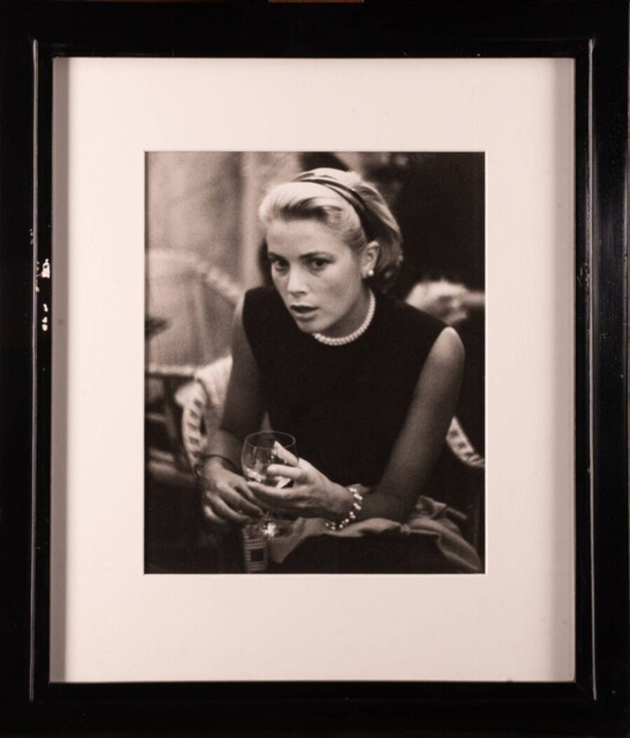 Grace Kelly During a Cocktail Party at the Carlton Hotel