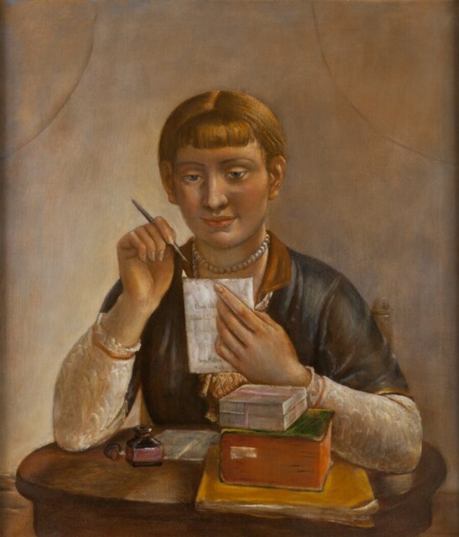 Portrait of a Woman Reading a Letter