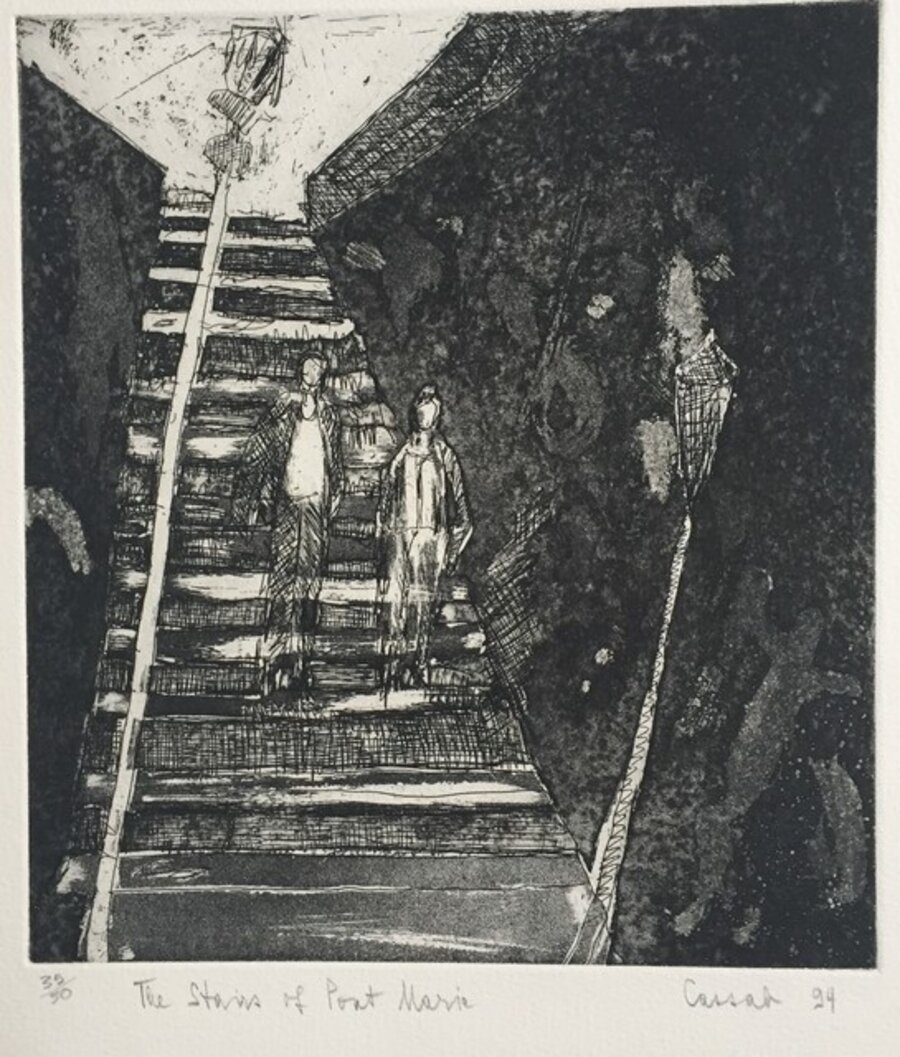 The Stairs of Pont Marie