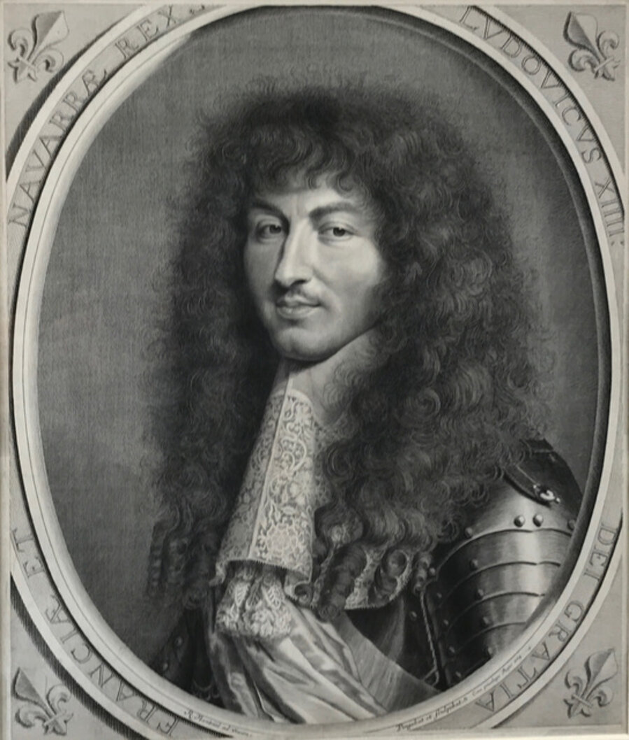 Louis XIV, with Four Fleur de Lys