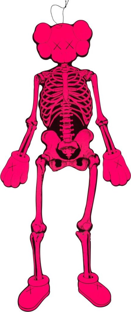 KAWS, ‘Companion Skeleton (Pink)’, 2021