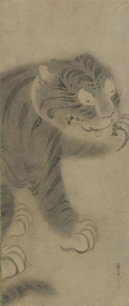 Tawaraya Sōtatsu, ‘Tiger. Japan, Edo period (1615-1868)’, 1630-1640