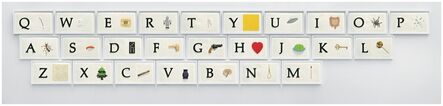 John Baldessari, ‘A B C Art (Low Relief): A/Ant, Etc. (Keyboard)’, 2009