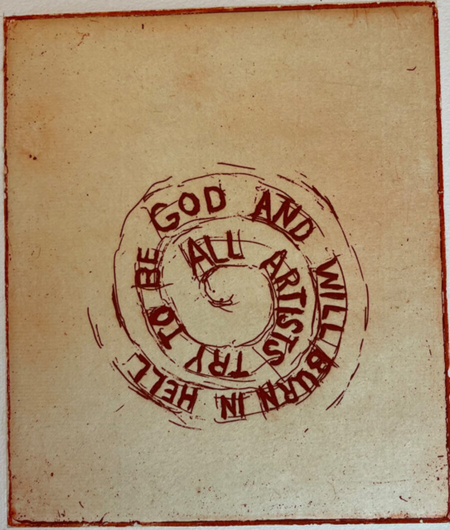 All Artists Try To Be God And Will Burn In Hell