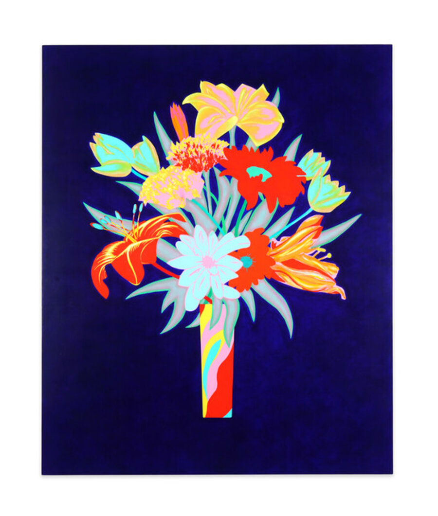 Unrepentant Flowers: Indigo Blue