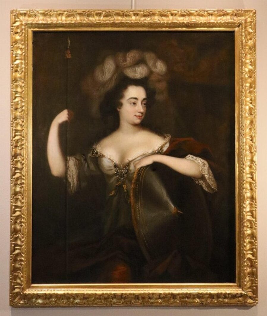 Portrait Duchess Marlborough Wissing Paint 17th Century Oil on canvas Old master Flemish school