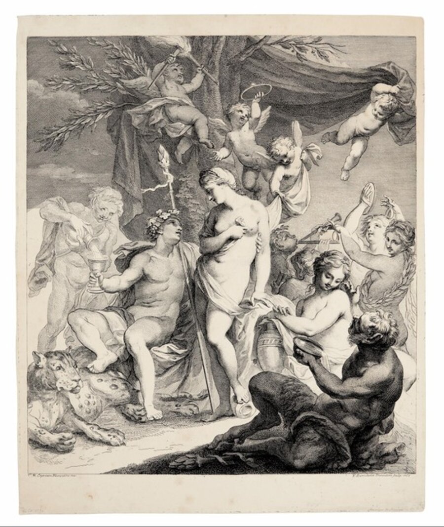 Bacchus and Ariadne. After G. B. Cipriani