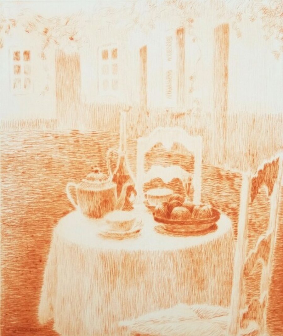 La Nappe Rose (The Pink Tablecloth)