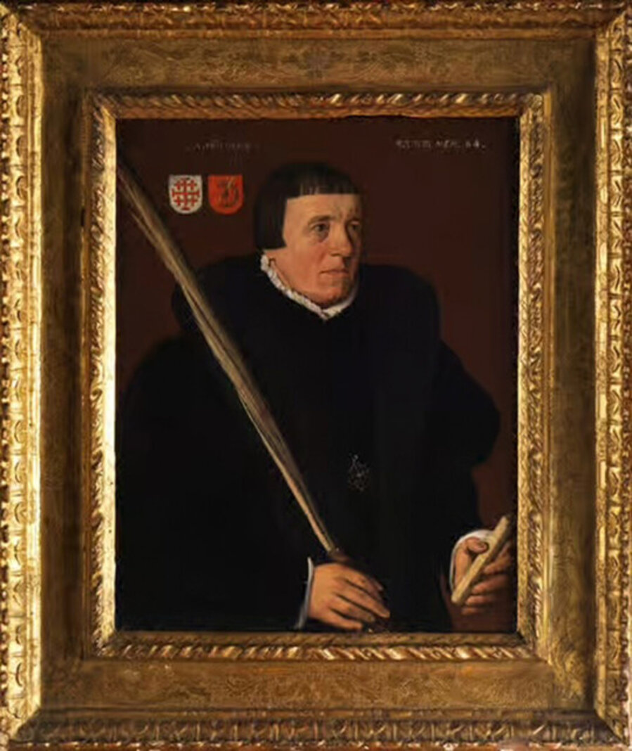 Portrait of a member of the brotherhood of Jerusalem