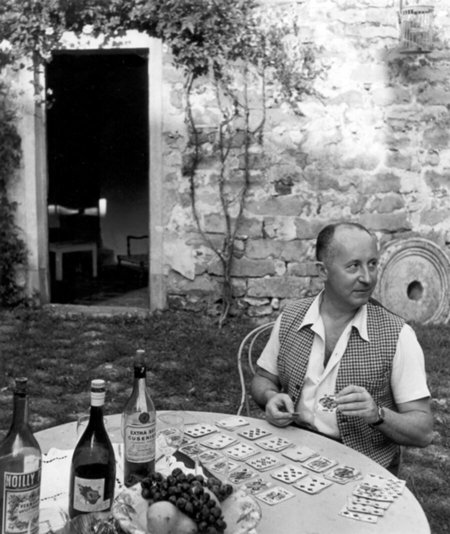 Christian Dior at his Millhouse, Paris