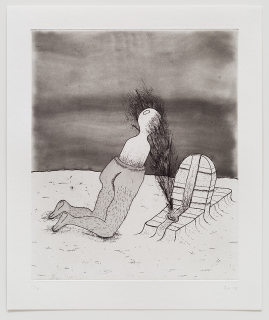 Five Etchings (Gravesite)