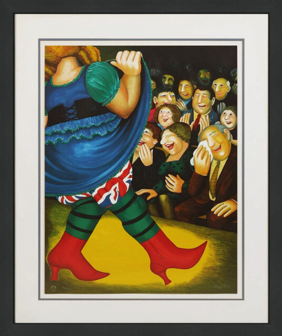 Panto Dame (framed, hand signed serigraph)