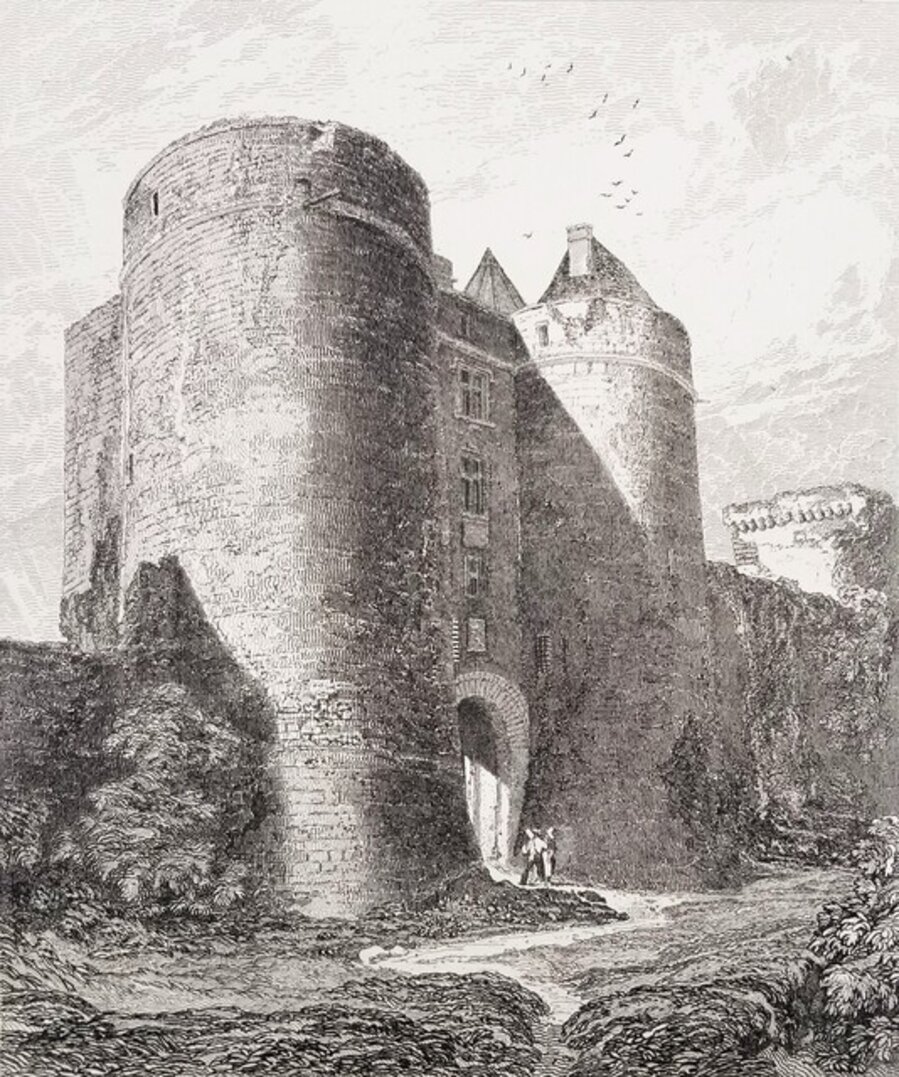 Entrance to the Castle at Tancarville