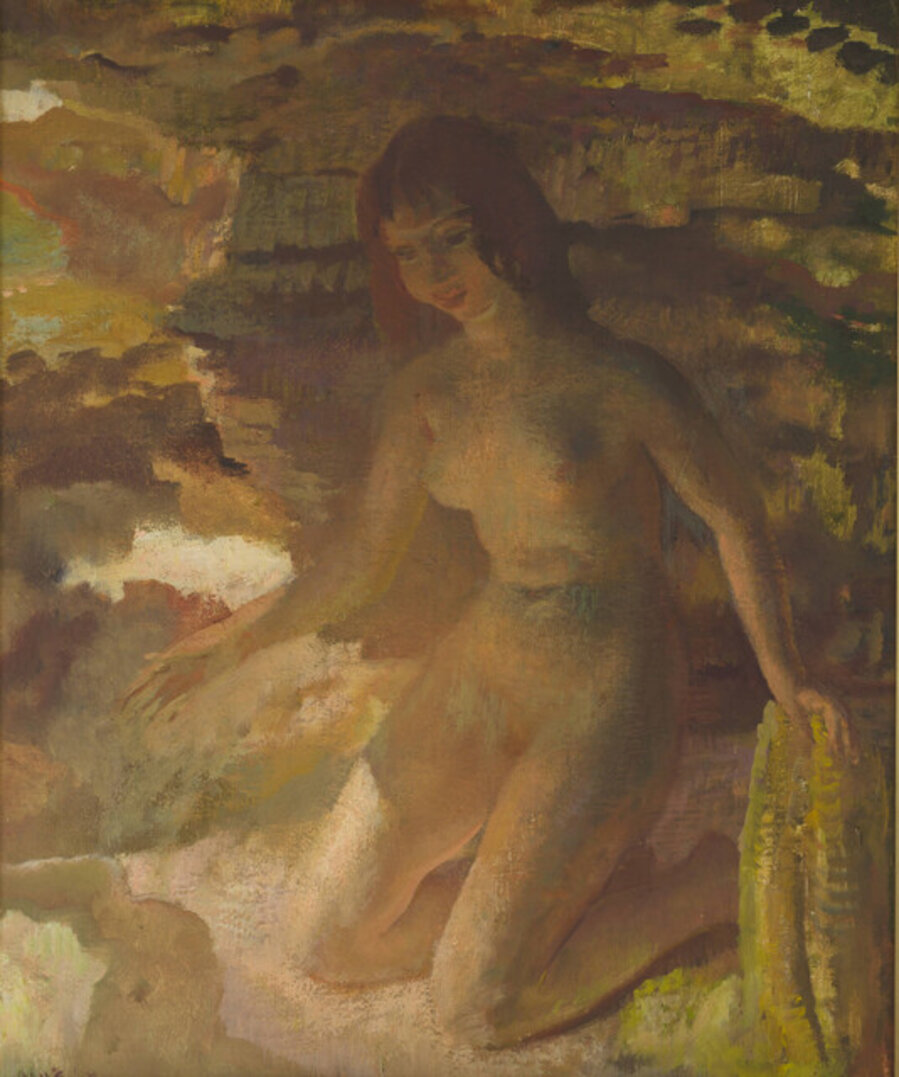 Girl in Cave