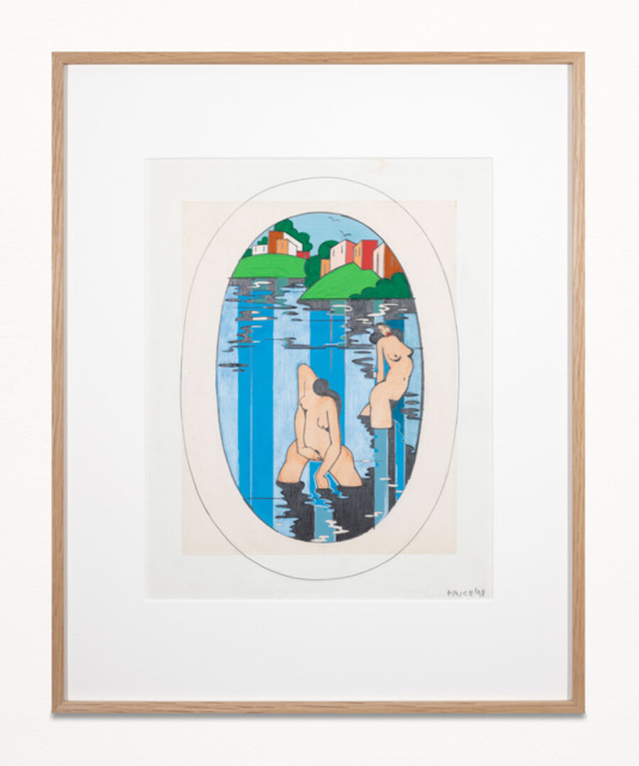 Study for Plate (Nudes)