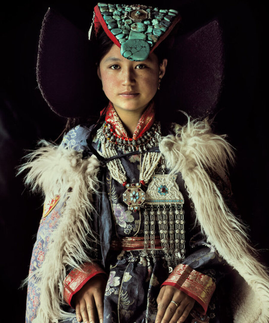 VII 272C Perak Lady Lamayuru Monastery, Lamayaru Village, Ladakhi, India