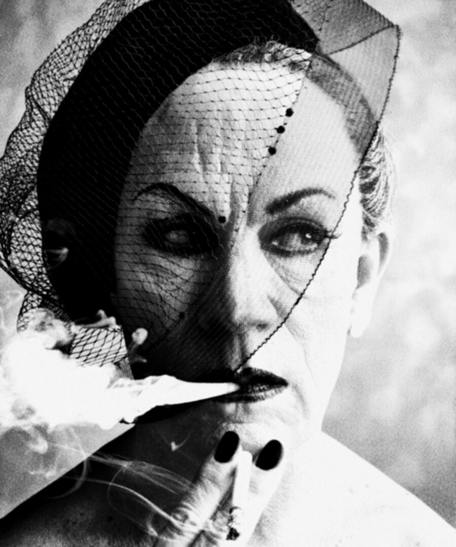 William Klein / Smoke and Veil, Paris (Vogue), 1958