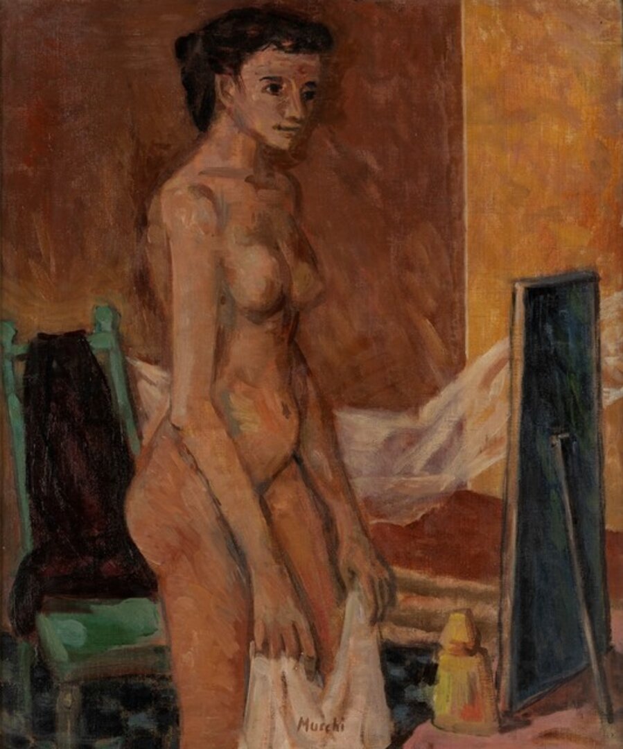 Donna allo specchio