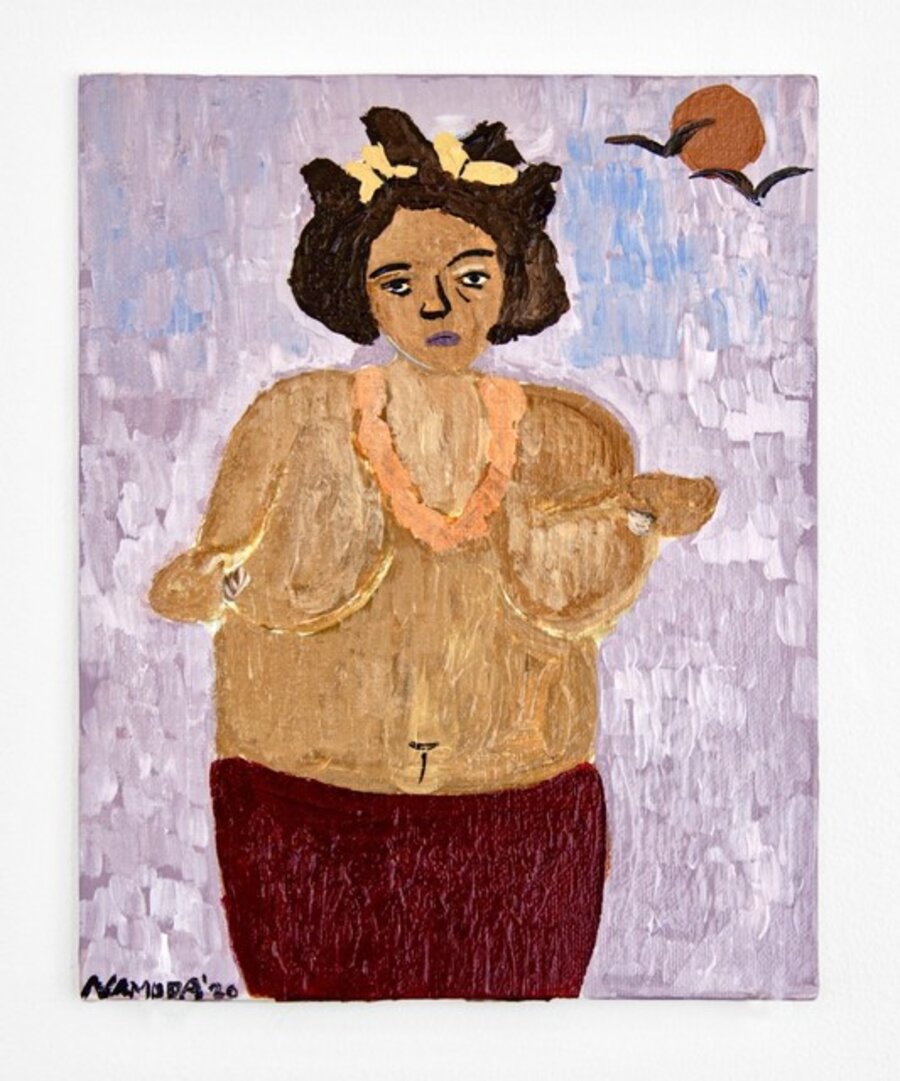 Nouricce of Negus, from Abysinnia, posing by the moonlight
