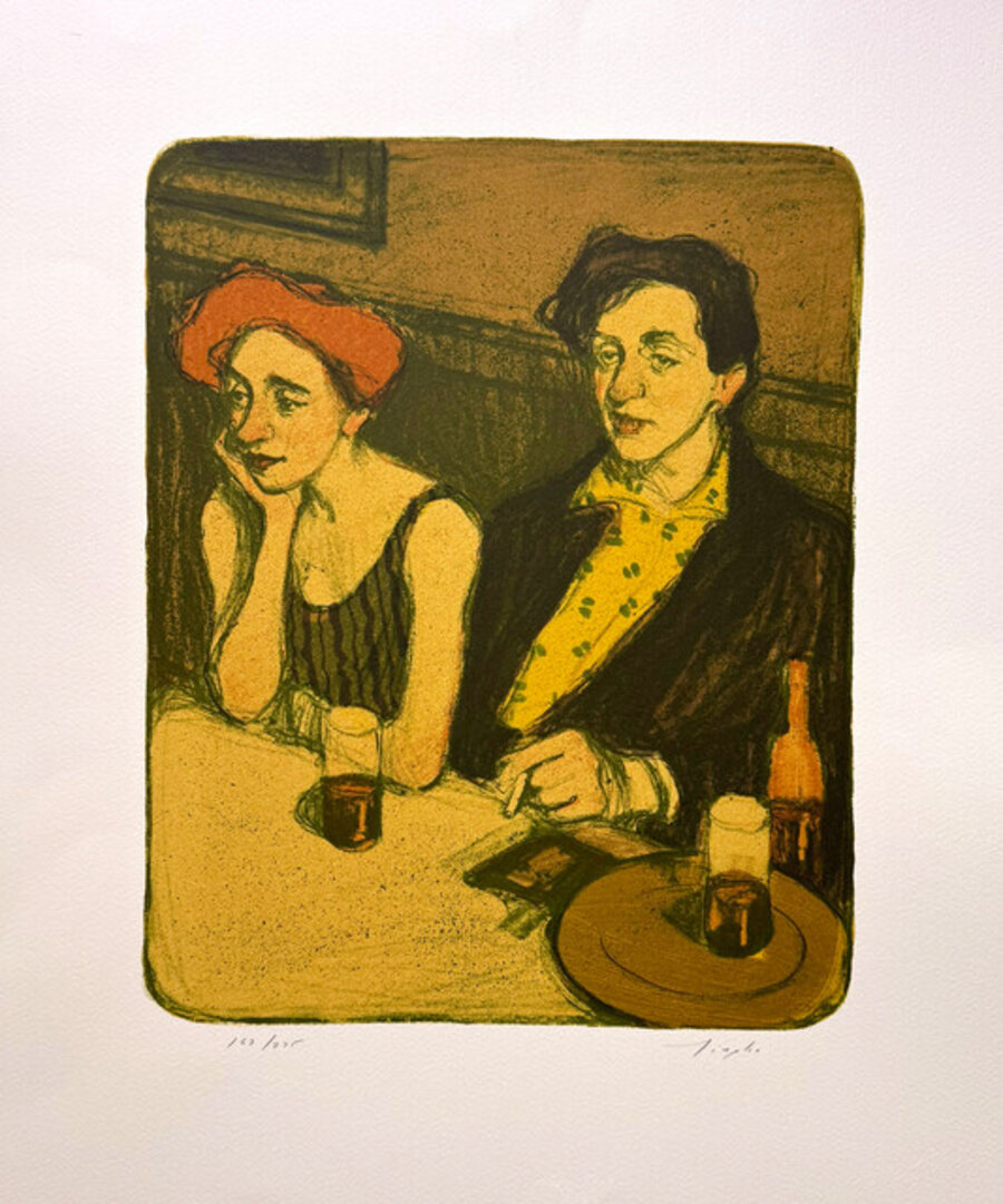 Couple in Cafe