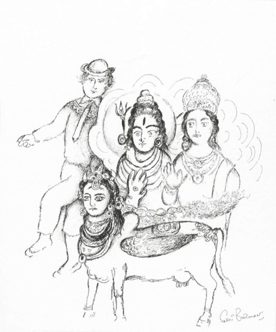 sakti burman sketch