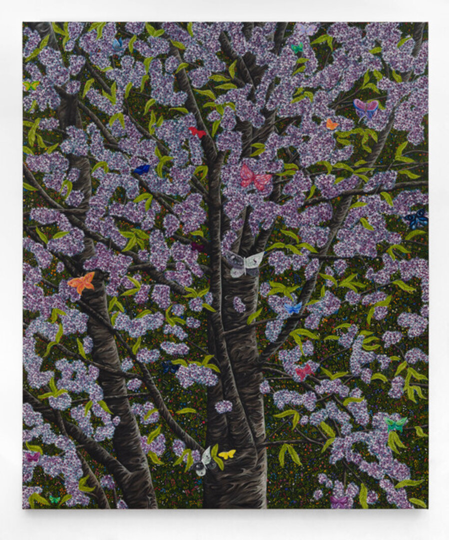 Butterflies and Moths with Cherry Blossoms