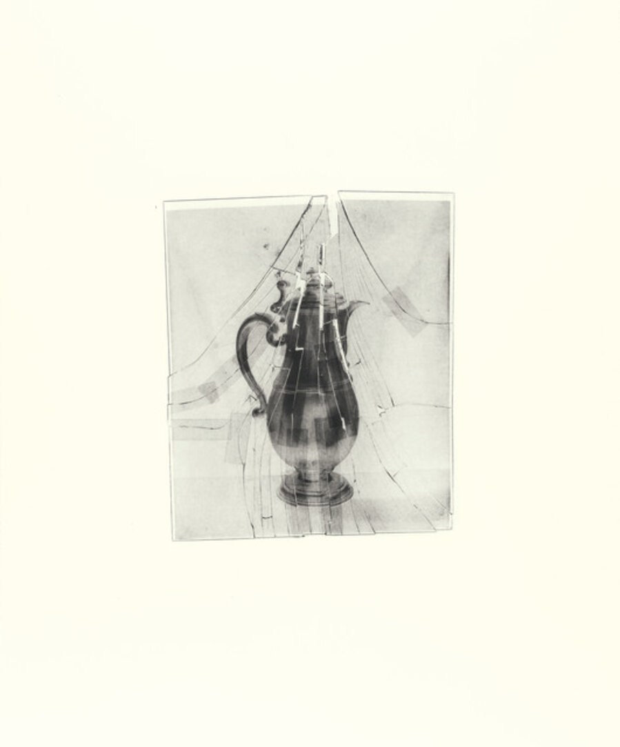 Coffee Pot hit by Monkey Wrench (repaired)