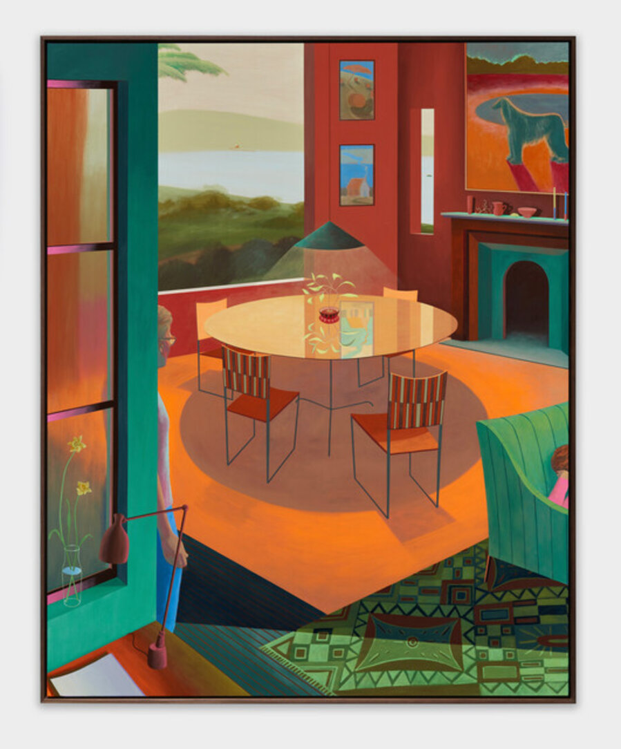 Red Dining Room