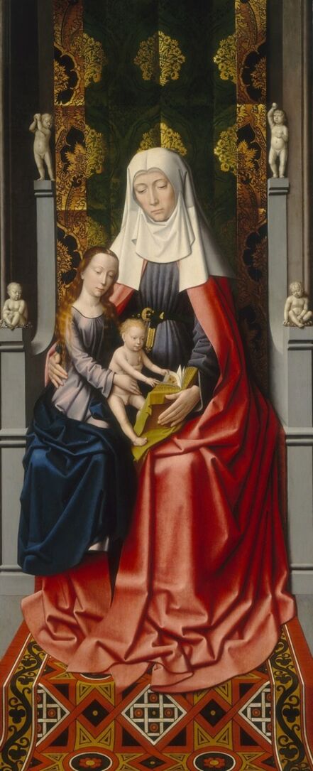 Gerard David and Workshop, ‘The Saint Anne Altarpiece: Saint Anne with the Virgin and Child [middle panel]’, ca. 1500/1520