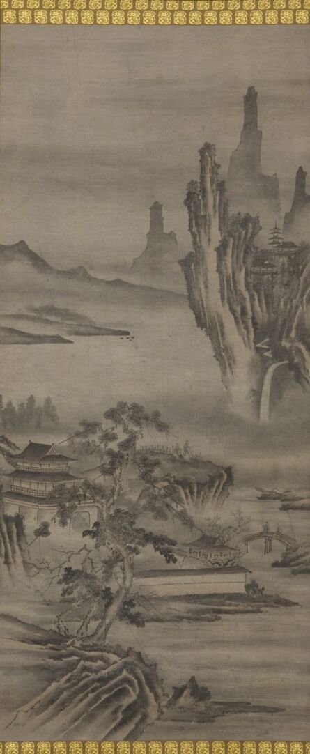 Kano School, ‘Mountain Landscape (T-0949)’, Edo period (1615, 1868), 18th century or earlier