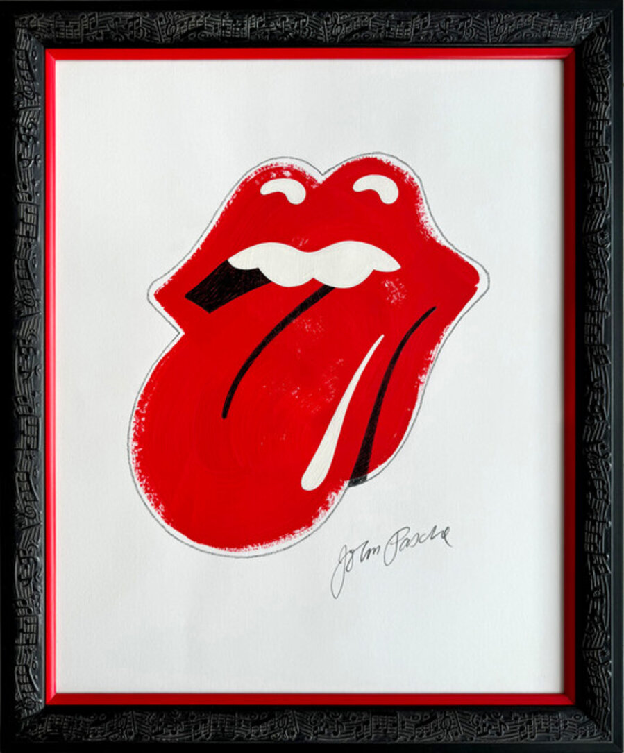 The Rolling Stones Red "Hot Lips" Logo
