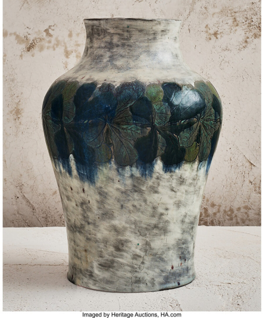 Leafy Frieze Vase