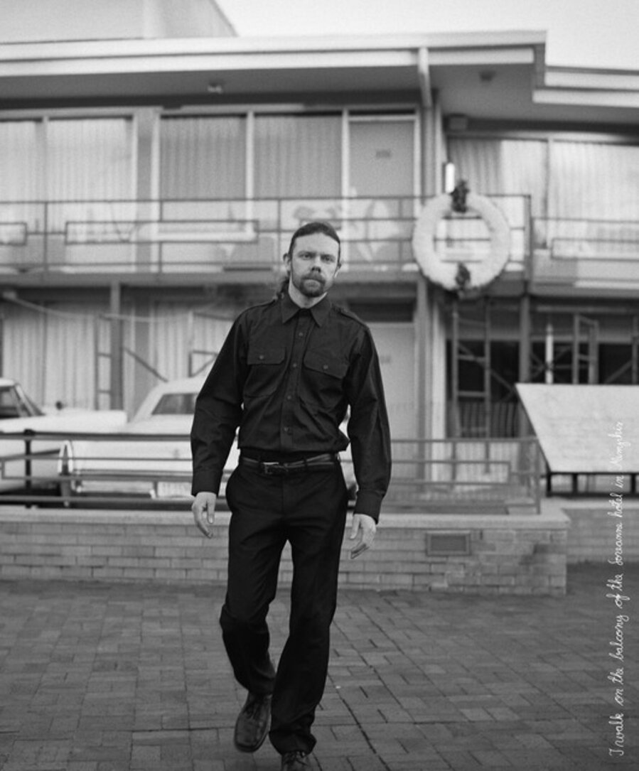 We Are The Revolution, after Joseph Beuys: I walk on a balcony of the Lorraine Motel in Memphis