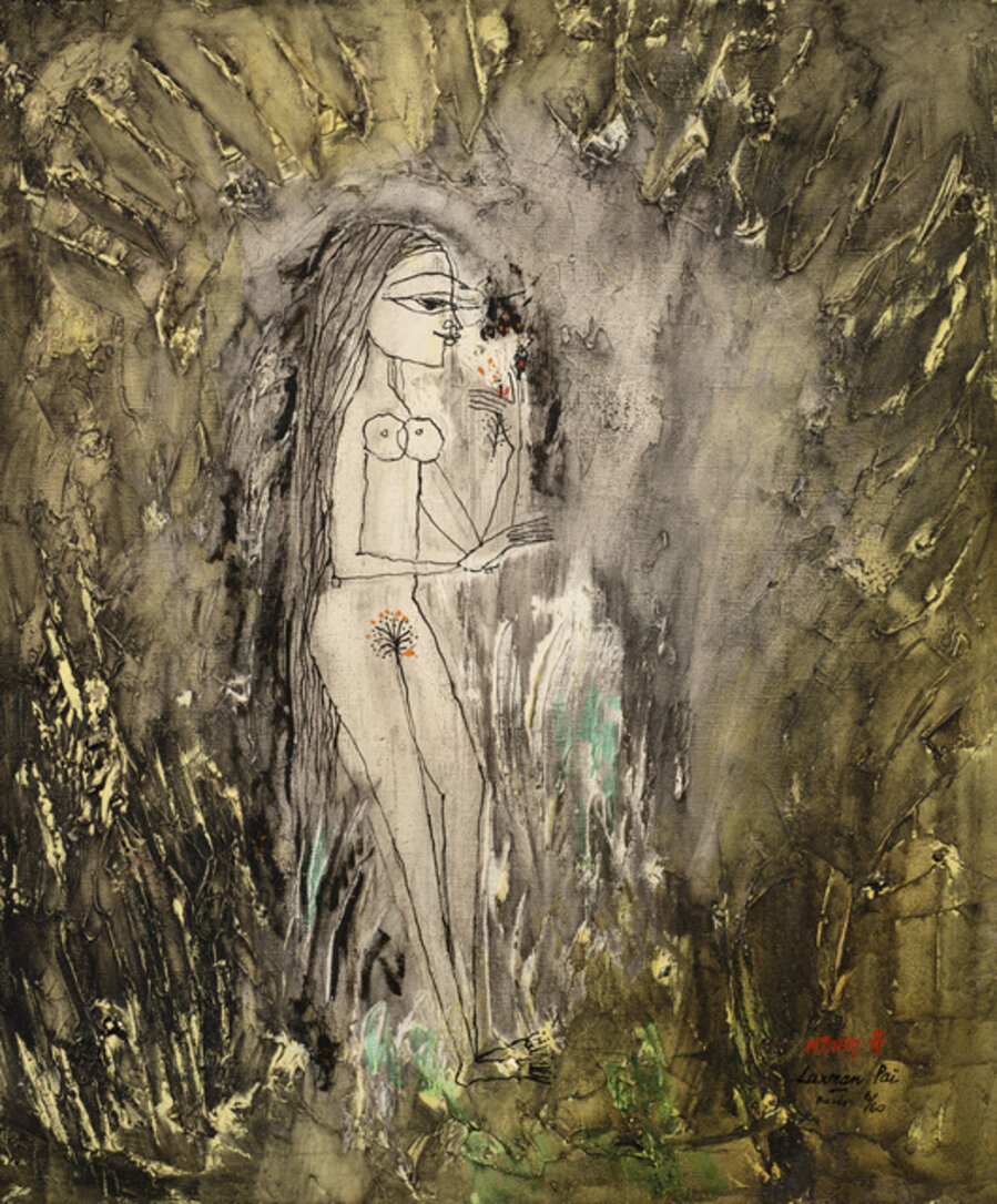 Untitled (Nude with a Flower)