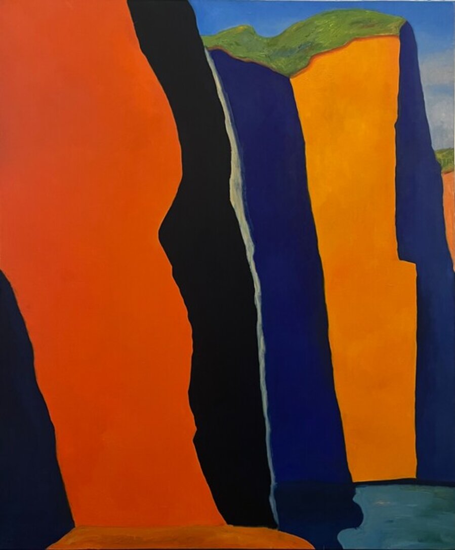 Falaises (bandes colorées)